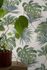 Non-Woven Wallpaper Leaves Jungle green blue white 32745 5