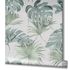 Non-Woven Wallpaper Leaves Jungle grey green blue 32746 1