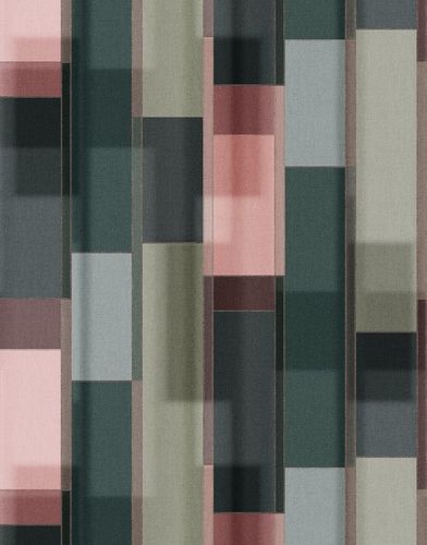 Fototapete Balken Grafisch rosa grün blau 32753