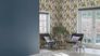 Room Picture Non-Woven Wallpaper Plain Textile dark-blue 452082 4