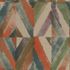 Artikelbild Tapete Vlies Raute Ethno grün beige orange Rasch 704068 2
