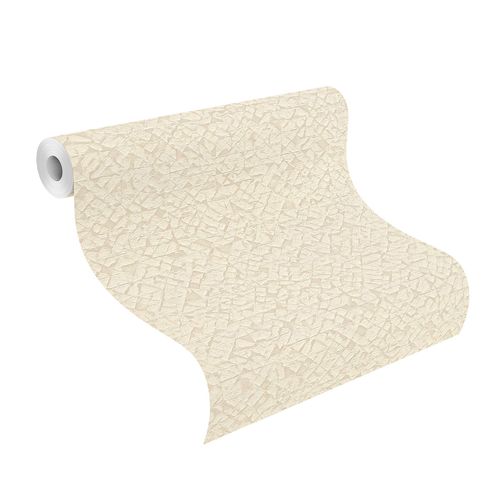 Rollenbild Tapete Vlies Rauten Grafisch creme Rasch 704334