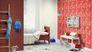 Artikelansicht Tapete Vlies Rasch Uni Leinen rot 531374 4