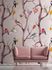 Image Photo Wallpaper Birds Tree Branch pink brown 38230-1 1