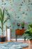 Illustration Photo Wallpaper Flowers Butterflies blue colourful 38268-1 1