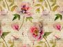 Artikelansicht Fototapete Vlies Blüten Schrift Floral beige 38276-1 2