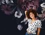 Illustration Photo Wallpaper Flowers Blossoms Floral black 38279-1 2