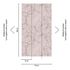 Image Photo Wallpaper Leaves Graphic Floral pink gold 38280-1 3