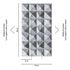 Illustration Photo Wallpaper 3D Graphic Triangles grey 38281-1 3
