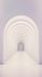 Picture Photo Wallpaper 3D Hall Tunnel white grey 38282-1 2