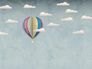 Image Photo Wallpaper Hot Air Balloon blue colourful 38301-1 2