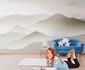 Picture Photo Wallpaper Mountains Landscape grey 38308-1 1