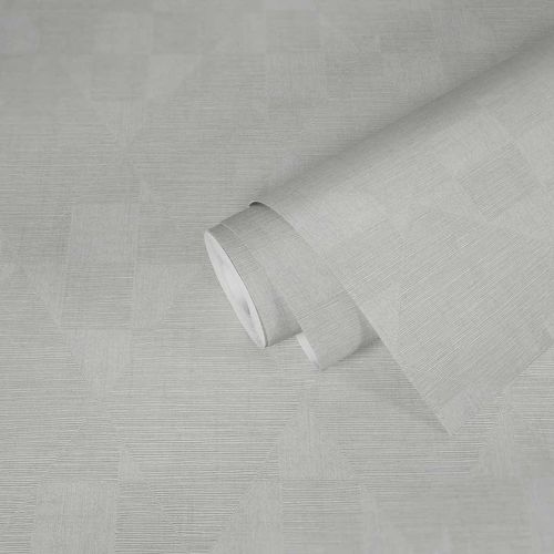 Artikelanicht Tapete Vlies Geometrie Rauten silber-grau Glanz 38196-3