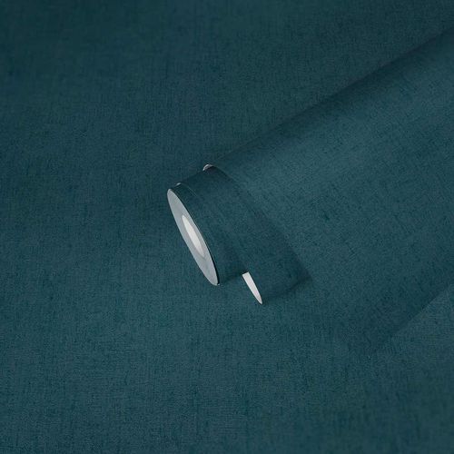 Produktbild Tapete Vlies Uni Struktur blau Glitzer 38197-7