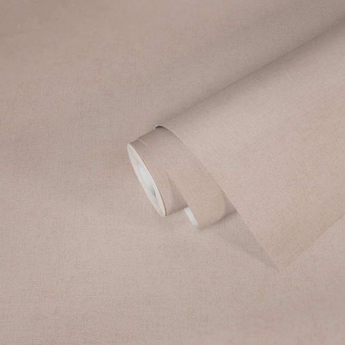 Artikelbild Tapete Vlies Uni Struktur rosa-beige Glitzer 38197-8