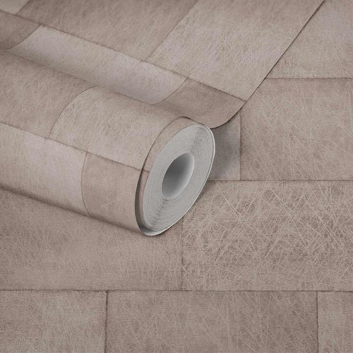 Produktbild Tapete Vlies Stein-Wand braun 38201-3