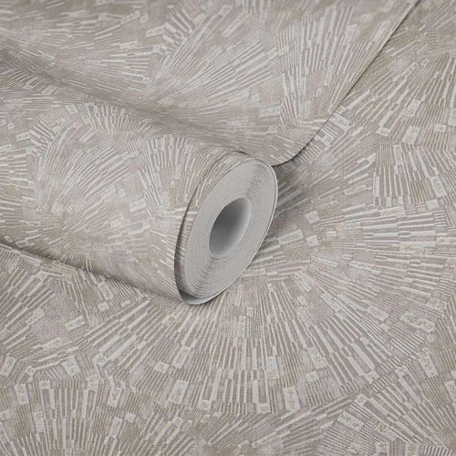 Artikelanicht Tapete Vlies Grafisch 3D beige silber Glanz 38203-3