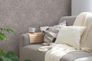 Illustration Non-Woven Wallpaper Graphic 3D beige silver Gloss 38203-3 4