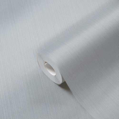 Photography Non-Woven Wallpaper Plain Stripes grey-blue 38098-5