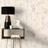 Picture Non-Woven Wallpaper Plaster Metallic beige gold 10179-38 1