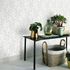 Image Non-Woven Wallpaper Floral Bushes white grey 10251-31 2