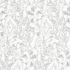 Photo Non-Woven Wallpaper Floral Bushes white grey 10251-31 4