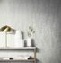 Produktbild Vliestapete Pflanzen Gräser weiß-grau Metallic 85735 2