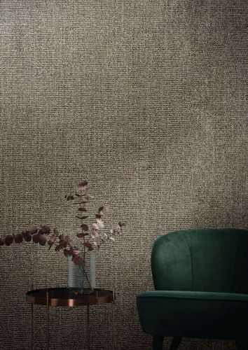 Artikelfoto Vliestapete Textil Meliert grau gold Metallic 85738