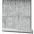 Photography Non-Woven Wallpapern Cork Patina light-grey silver 85752 4
