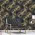 Image Wallpaper ELLE Sun Circles black Metallic 10191-15 1