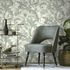 Image Wallpaper ELLE Floral Flowers green white 10202-07 1