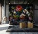 Room Image Photo Wallpaper Flowers Floral black colourful Daria
