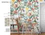 Info Image Photo Wallpaper Jungle Graphic white colourful Serafina 2