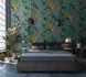 Room Image Photo Wallpaper Monkeys Jungle green orange Leilani