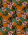 Image Photo Wallpaper Flowers Leaves orange green Jacinta
