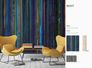 Info Image Photo Wallpaper Beams Stripes black blue Berit