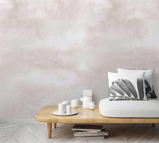 Raumbild Fototapete Himmel Wolken grau taupe Aimee Marburg