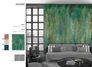 Info Image Photo Wallpaper Textile Vintage Triangles green Akana