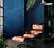 Room Image Photo Wallpaper Textile Tiles blue black Leona
