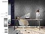 Info Image Photo Wallpaper 3D Triangles Graphic grey white Saskia