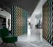 Room Image Photo Wallpaper Neon 3D Graphic black blue green Mira