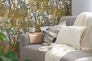 Image Non-Woven Wallpaper Leaves Jungle green grey 38522-4 1