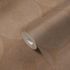 Photography Non-Woven Wallpaper Circles Graphic brown silver 38524-5 5