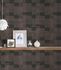 Image Non-Woven Wallpaper Squares Dots black bronze 38525-2 1