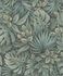 Artikelfoto Vliestapete Blätter Dschungel Floral grün schwarz 33304 2