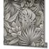 Artikelfoto Vliestapete Blätter Dschungel Floral taupe schwarz 33305 4