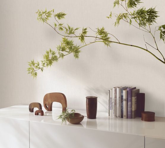 Image Non-Woven Wallpaper Textile Structure light grey 33325