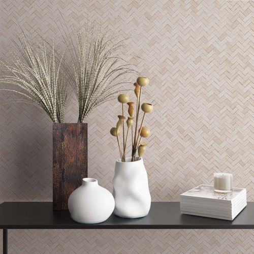 Artikelfoto Vliestapete Bast Holz Rattan beige 33333