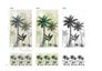 Artikelansicht Fototapete Vlies Palmen Pflanzen Floral grau-grün 47203 3