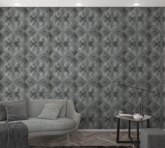 Picture Photo Wallpaper Graphic 3D Geometry grey 47231